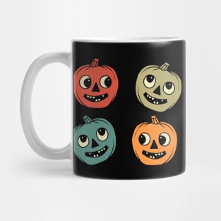 Vintage Halloween Pumpkin Mug